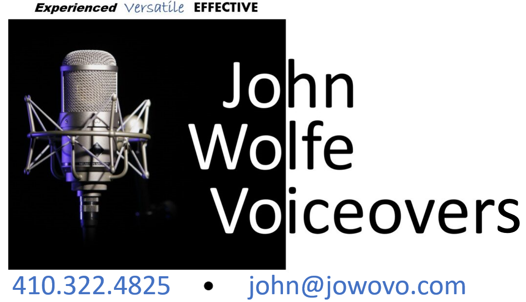 John Wolfe - Professional Voice Actor for Political & Narration
