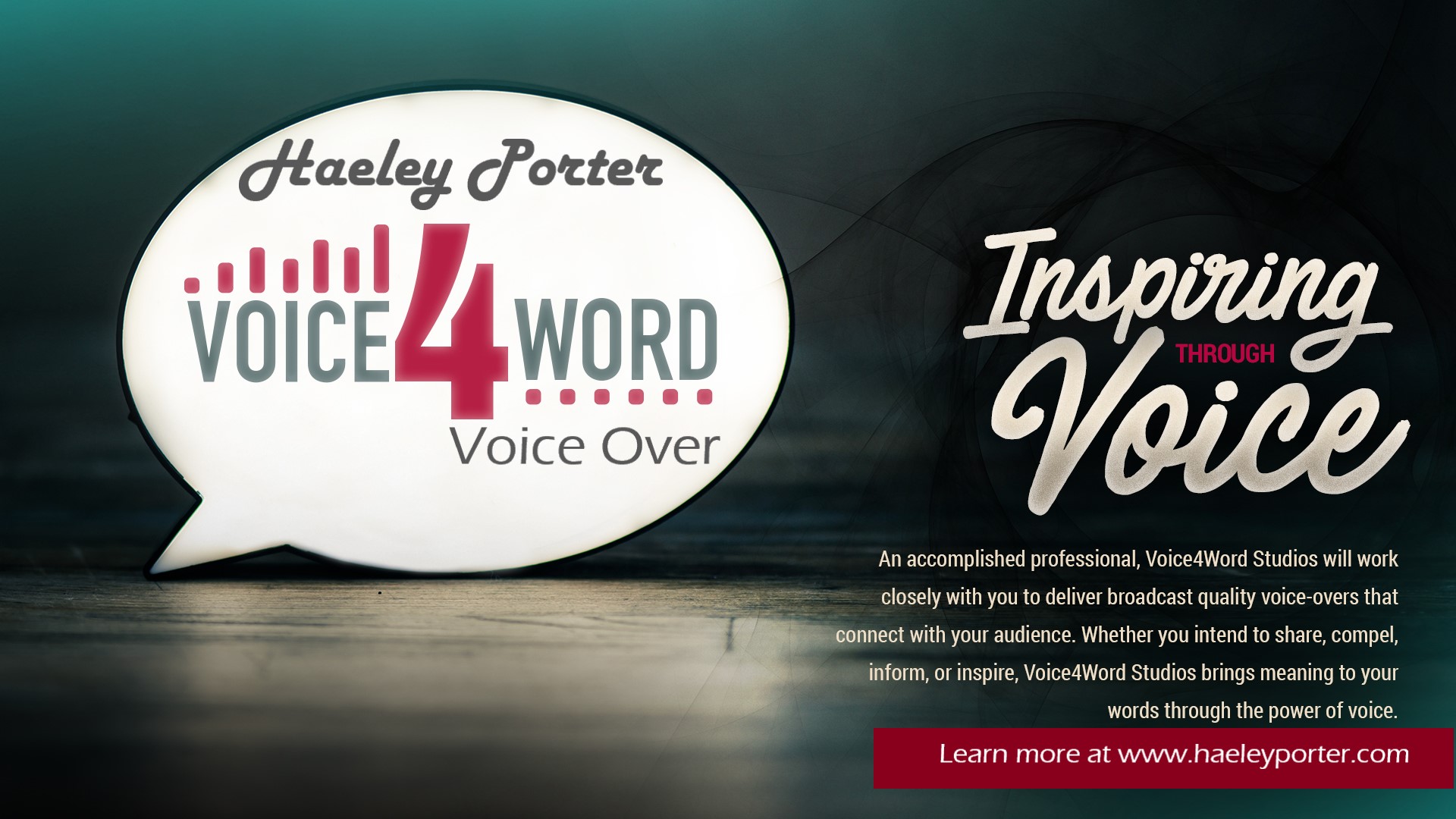 Haeley Porter - Professional Voice Actor for IVR & Corporate Narration