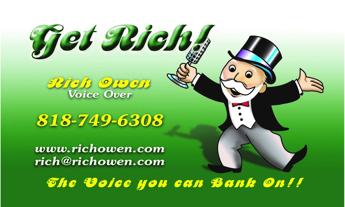 Rich Owen - Professional Voice Actor for Commercial & Video Games